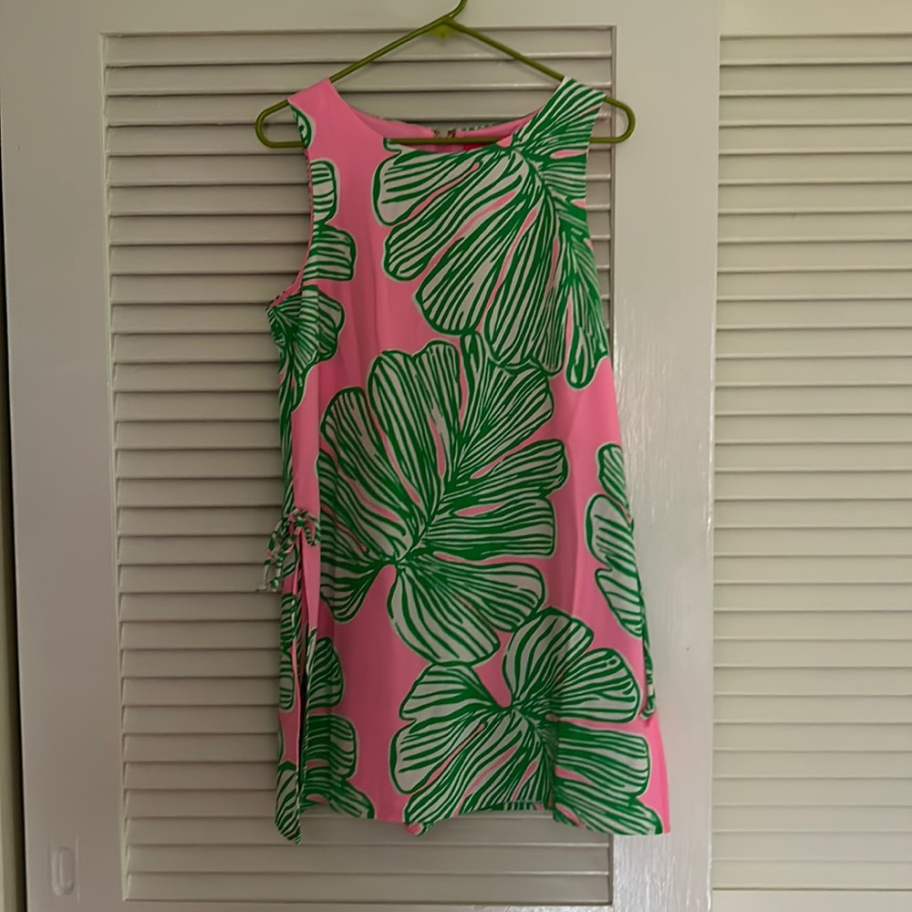 Lilly Pulitzer Donna Romper Size 8 Who Let the Fronds Out NWT